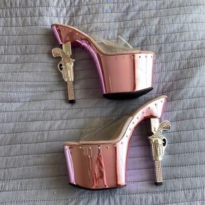 Pleaser size 10 heels. Barely used